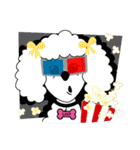 "LUCY the Crooked Jaw Poodle"（個別スタンプ：21）