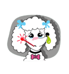 "LUCY the Crooked Jaw Poodle"（個別スタンプ：24）