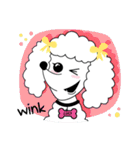 "LUCY the Crooked Jaw Poodle"（個別スタンプ：25）