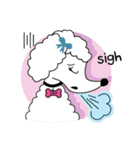 "LUCY the Crooked Jaw Poodle"（個別スタンプ：28）