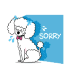 "LUCY the Crooked Jaw Poodle"（個別スタンプ：34）
