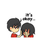 cute RED Couple（個別スタンプ：23）