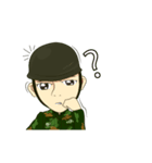 Police/Soldier Anime thailand v.Eng/Isan（個別スタンプ：7）