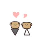 くりいぬパン（個別スタンプ：32）