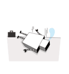 BOXMAN 's life（個別スタンプ：9）