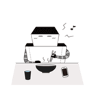 BOXMAN 's life（個別スタンプ：11）