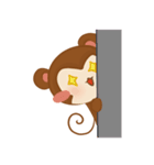 A little Grean Monkey（個別スタンプ：12）