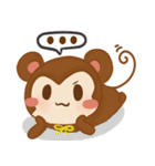 A little Grean Monkey（個別スタンプ：13）