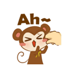 A little Grean Monkey（個別スタンプ：16）
