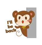 A little Grean Monkey（個別スタンプ：17）