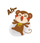 A little Grean Monkey（個別スタンプ：18）