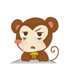 A little Grean Monkey（個別スタンプ：21）