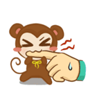 A little Grean Monkey（個別スタンプ：22）