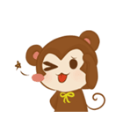 A little Grean Monkey（個別スタンプ：32）