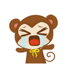 A little Grean Monkey（個別スタンプ：35）