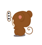 A little Grean Monkey（個別スタンプ：36）