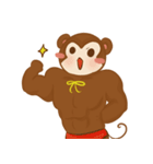 A little Grean Monkey（個別スタンプ：40）