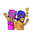 ミスター・プロレス ＆ ミス・ピンク（個別スタンプ：36）