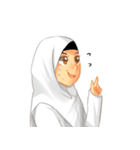 Hijab School Girl（個別スタンプ：4）