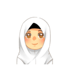 Hijab School Girl（個別スタンプ：11）