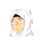 Hijab School Girl（個別スタンプ：14）