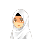 Hijab School Girl（個別スタンプ：15）