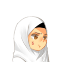 Hijab School Girl（個別スタンプ：17）