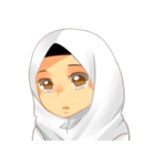 Hijab School Girl（個別スタンプ：38）