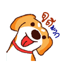 The funny dog（個別スタンプ：3）