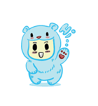 Mimi PolarBear Cosplay（個別スタンプ：1）