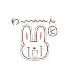 Kちゃんうさぎ cute rabbit for K（個別スタンプ：10）