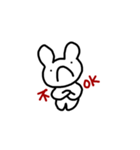 Super White Rabbit is Coming Back（個別スタンプ：14）