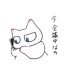 会議ねこ（個別スタンプ：2）