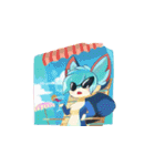Wingtail Cat（個別スタンプ：12）