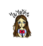 female trader（個別スタンプ：6）