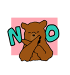 すえっこぐま3匹（個別スタンプ：4）