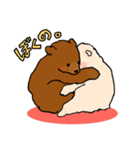 すえっこぐま3匹（個別スタンプ：14）