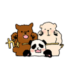 すえっこぐま3匹（個別スタンプ：38）