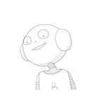 B太くんの日常（個別スタンプ：7）