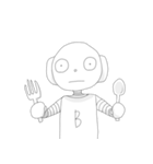 B太くんの日常（個別スタンプ：19）