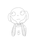 B太くんの日常（個別スタンプ：20）