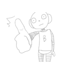 B太くんの日常（個別スタンプ：23）
