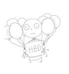 B太くんの日常（個別スタンプ：33）