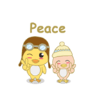 cute chicks siblings（個別スタンプ：29）