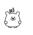 MIMI is a white bear（個別スタンプ：4）