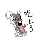 UGLY ZOO-UGLY RABBIT（個別スタンプ：5）