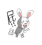 UGLY ZOO-UGLY RABBIT（個別スタンプ：6）