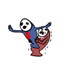 Masked fish man BLUE ＆ RED（個別スタンプ：36）