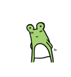 A clever frog A-JEOU（個別スタンプ：21）