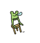 A clever frog A-JEOU（個別スタンプ：32）